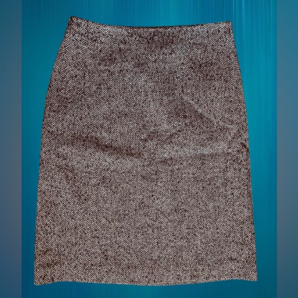 🌞3/$18🌞Vintage DKNY 90s Wool Blend Tweed Skirt, Sz 12 - Picture 5 of 5
